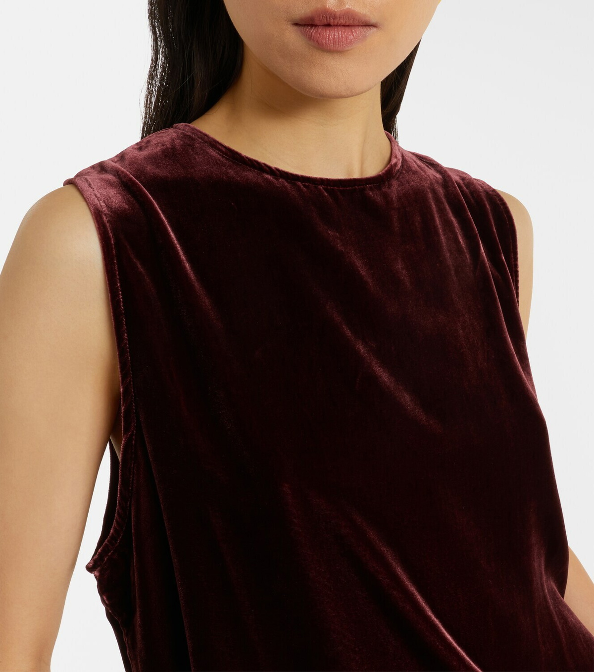 Asceno Trento velvet tank top