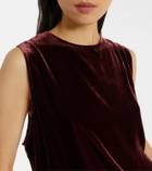Asceno Trento velvet tank top