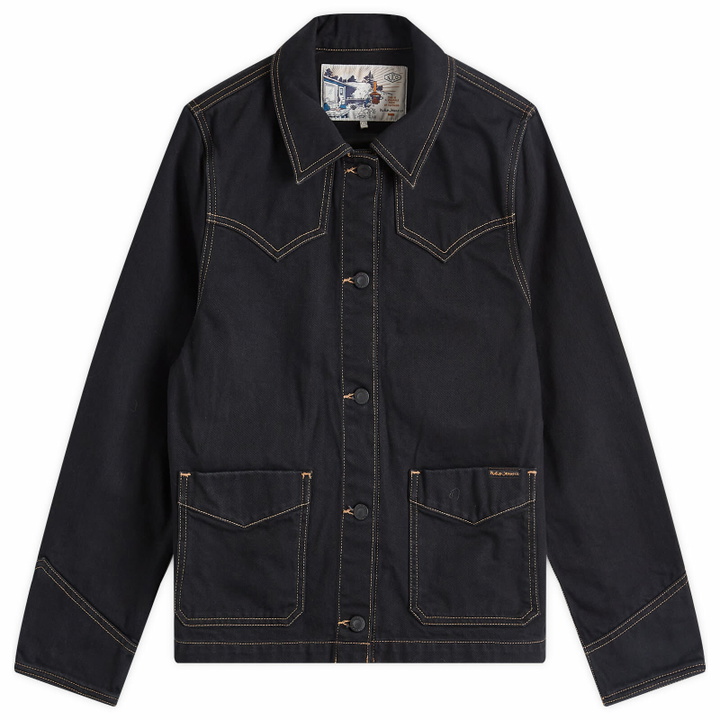 Photo: Nudie Jeans Co Women's Kelly Western Denim Jacket in Black