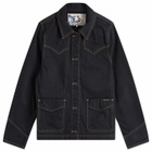 Nudie Jeans Co Women's Kelly Western Denim Jacket in Black