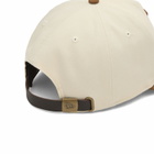 New Era LA Dodgers Suede Visor 9Fifty Cap in Cream