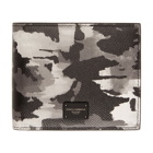Dolce and Gabbana Grey Camo Dauphine Wallet