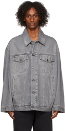 Acne Studios Grey Denim Jacket