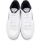Reebok Classics White and Navy Club C 85 Sneakers
