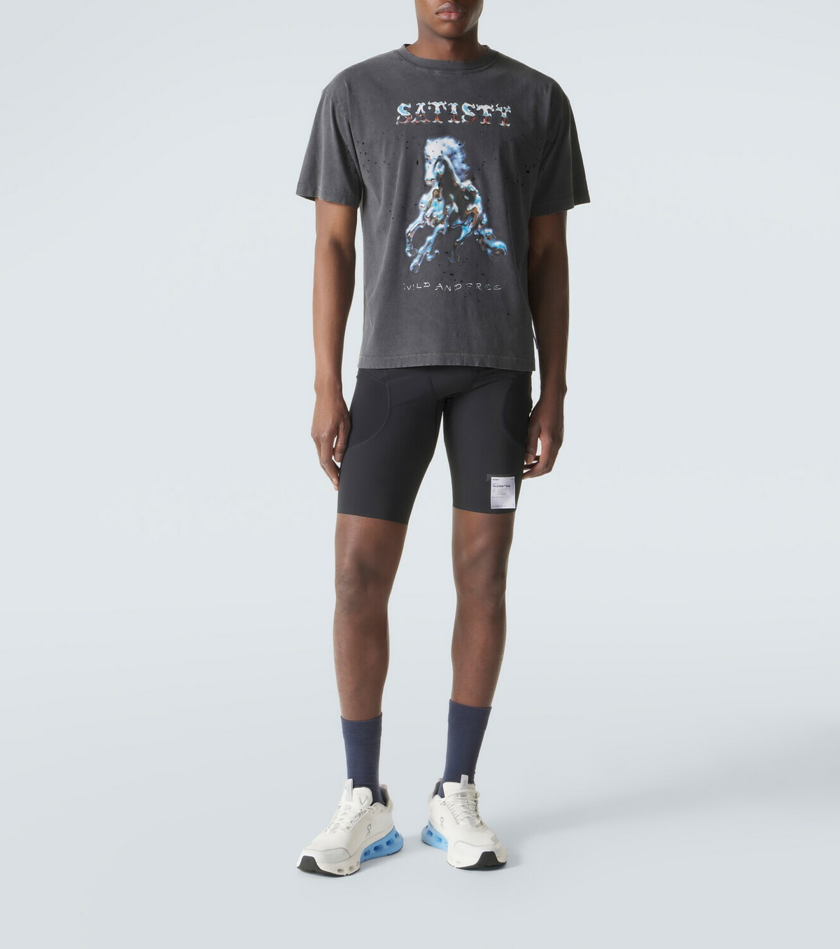 Satisfy MothTech™ printed cotton jersey T-shirt