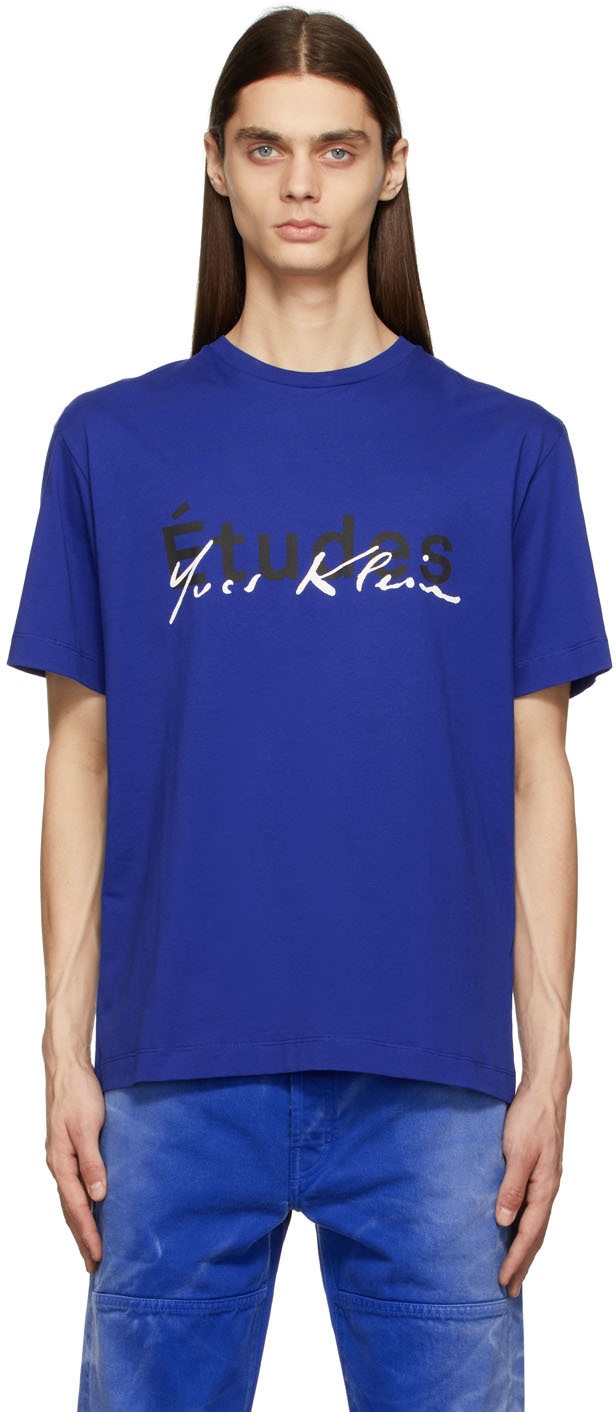 Études Blue Yves Wonder Signature T-Shirt Etudes