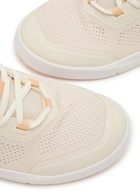 ON X The Roger Spin Panelled Mesh-knit Sneakers Cream