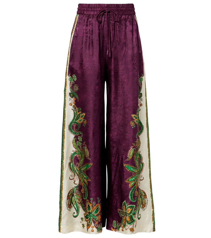 Photo: Alémais Ruthie printed wide-leg pants