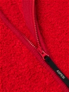 Aspesi - Bouclé-Knit Gilet - Red