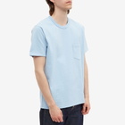 The Real McCoy's Men's The Real McCoys Joe McCoy Pocket T-Shirt in Sky