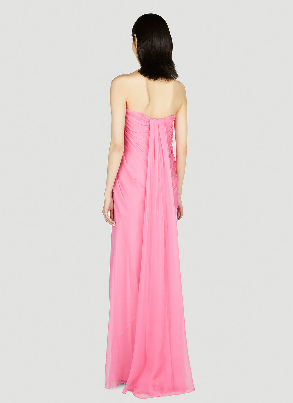 Alexander mcqueen pink gown best sale