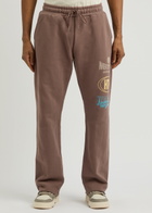 Honor The Gift Studio Printed Cotton Sweatpants Brown