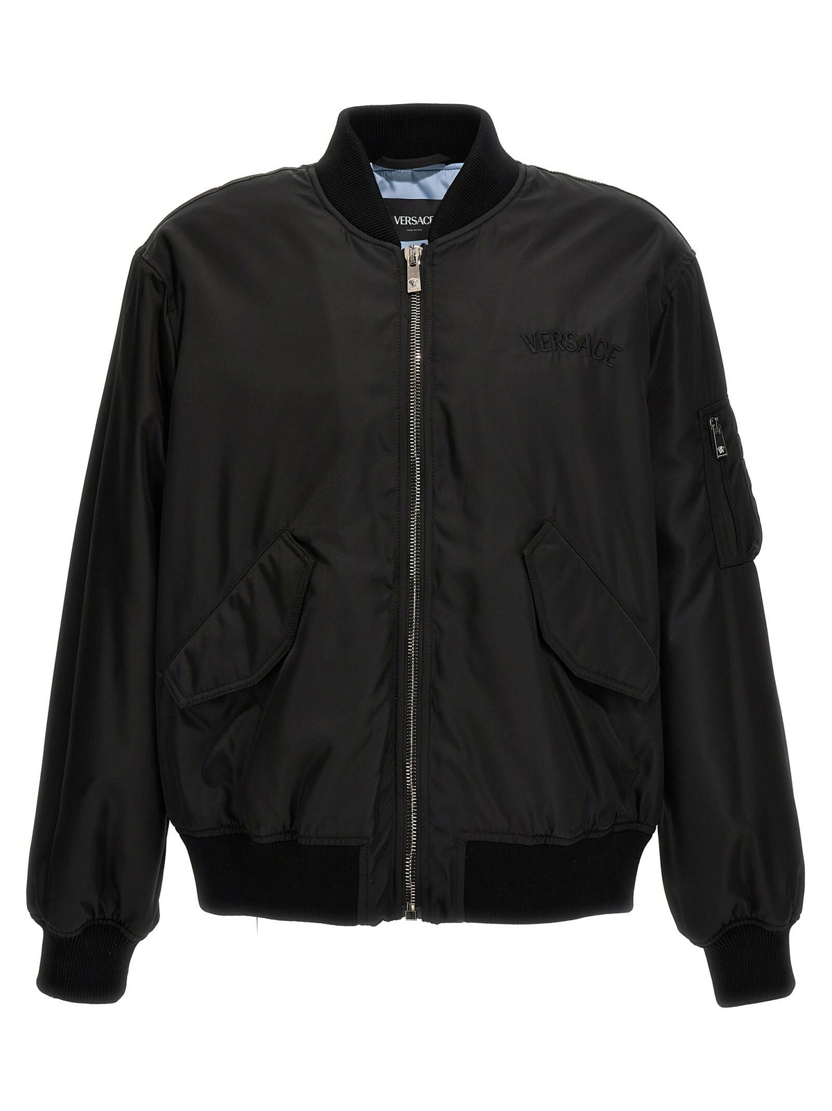 VERSACE グレカテクニカルジャケット Greca technical jacket in black - Versace | Mytheresa