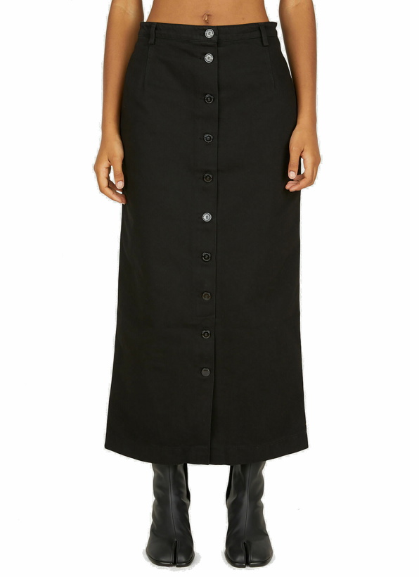 Photo: Denim Skirt in Black