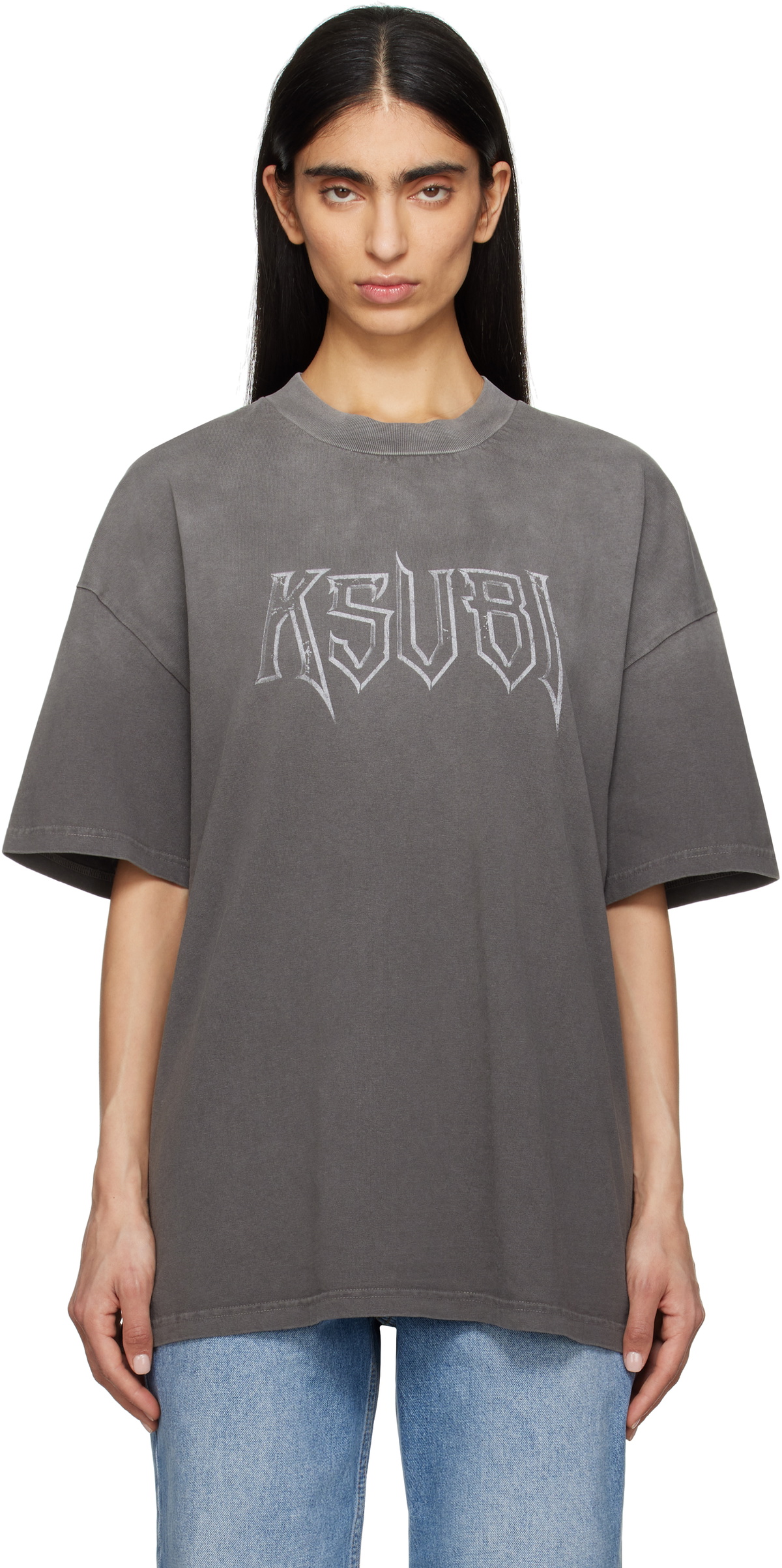 Ksubi Gray Kingdom Boyfriend SS T-shirt