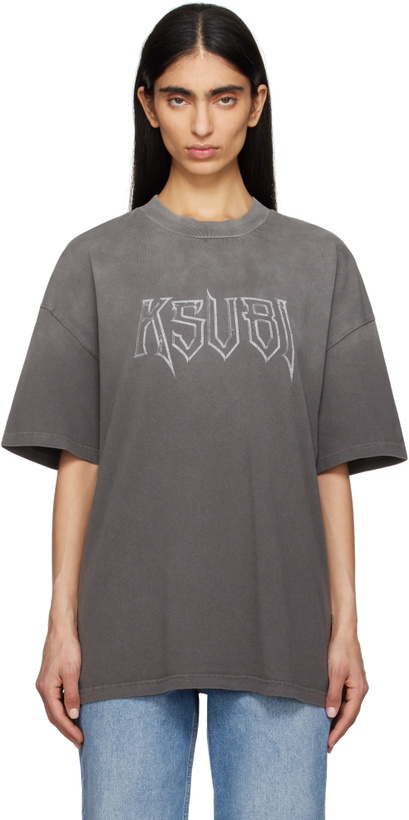 Photo: Ksubi Gray Kingdom Boyfriend SS T-shirt