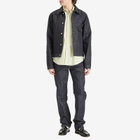 Jil Sander Men's Raw Denim Jacket in Magnet
