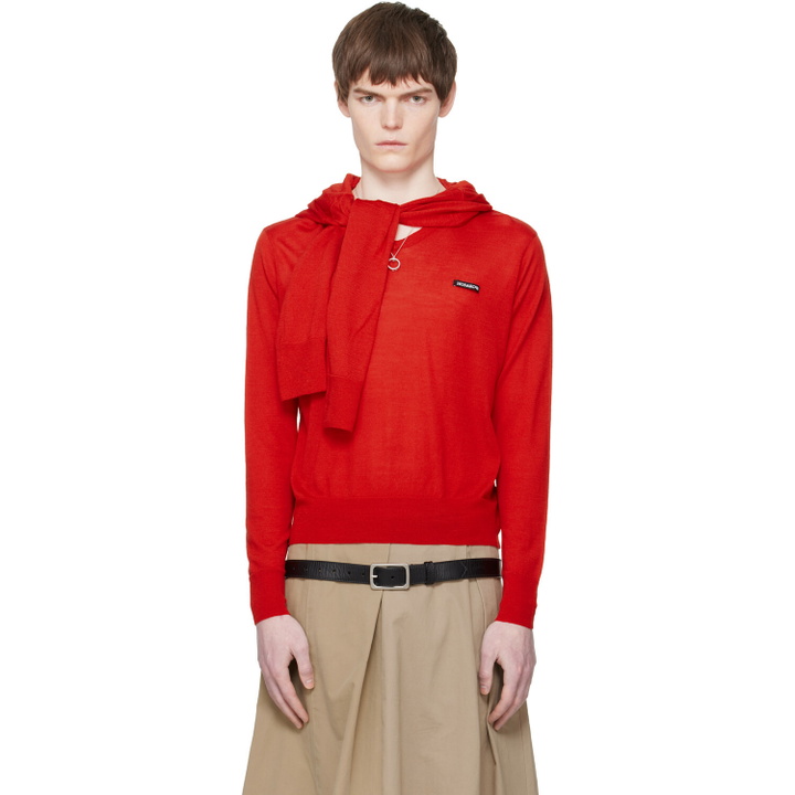 Photo: HODAKOVA Red Double Sleeve Sweater