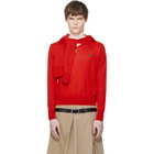 HODAKOVA Red Double Sleeve Sweater