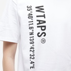 WTAPS Men's GPS Print T-Shirt in White