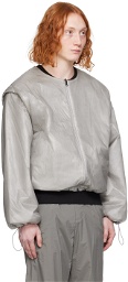 AMOMENTO Gray Reversible Jacket