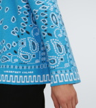 Alanui - Bandana wool-blend overshirt