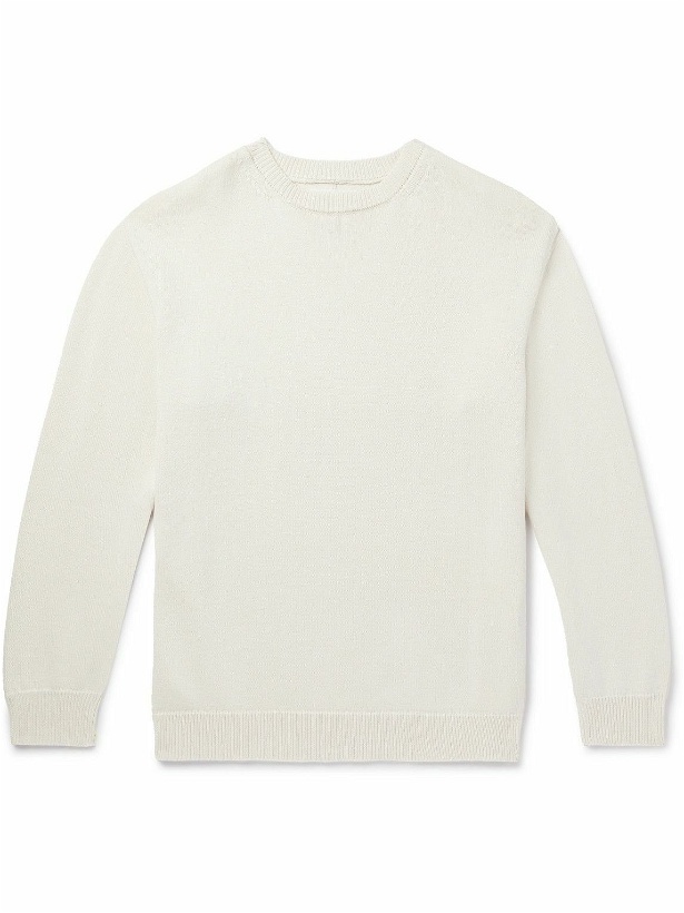 Photo: nanamica - Knitted Sweater - White