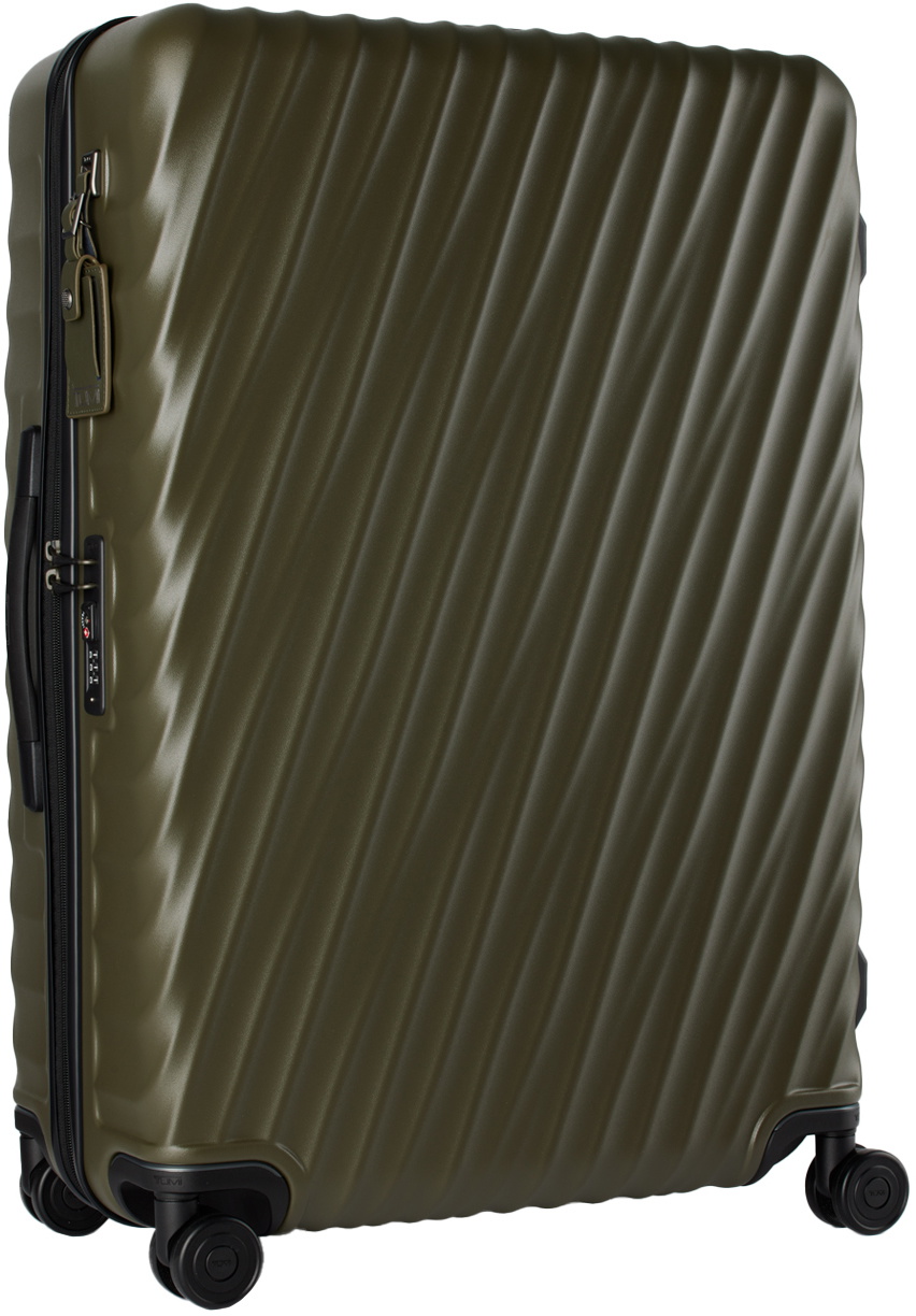 Tumi Khaki 19 Degree Extended Trip Expandable Checked Luggage Suitcase