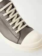 Rick Owens - Ramones Leather and Rubber Sneakers - Brown
