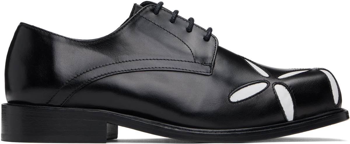 Stefan Cooke SSENSE Exclusive Black & White Slashed Square