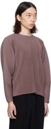 HOMME PLISSÉ ISSEY MIYAKE Purple Monthly Color January Long Sleeve T-Shirt
