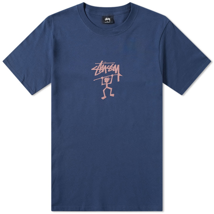 Photo: Stussy Warrior Man Tee Navy