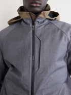 SEASE - Summer Balma Virgin Wool Hooded Jacket - Gray
