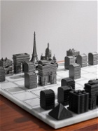 Skyline Chess - Paris Stainless Steel and Marble Chess Set