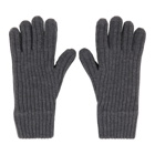 Burberry Grey Cashmere Lined Gloves