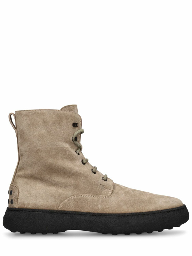 Photo: TOD'S Stivaletto Suede Lace-up Boots