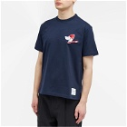 Thom Browne Men's Hector Embroidered T-Shirt in Navy