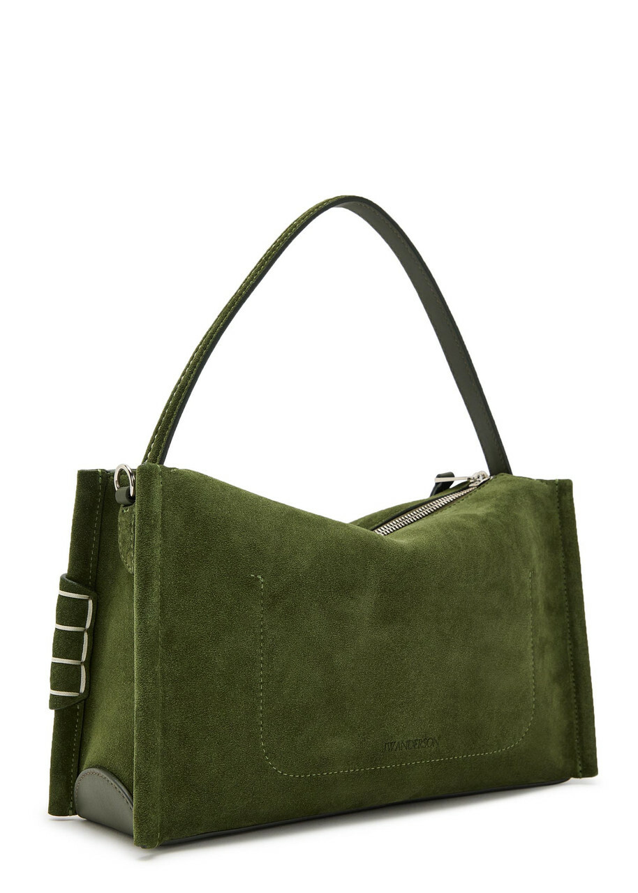 JW Anderson Loafer Suede Shoulder bag - Khaki - One Size