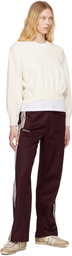 Sporty & Rich Burgundy adidas Originals Edition Track Pants
