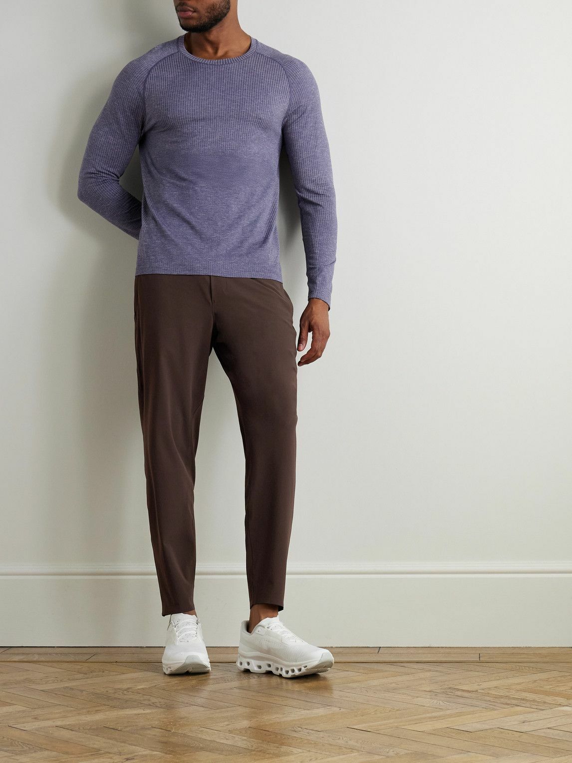 Lululemon - Pace Breaker Tapered Stretch Recycled-Shell Track Pants - Brown