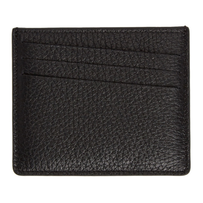 Photo: Maison Margiela Black Leather Card Holder