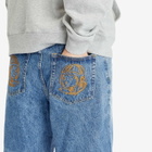 Billionaire Boys Club Men's Astro Denim Shorts in Mid Wash Blue