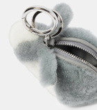 Loewe x Suna Fujita Bunny shearling coin purse
