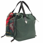 TOGA Women's Archives Print drawstring bag in Green 