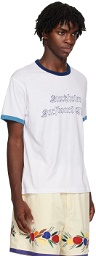 Stockholm (Surfboard) Club White Ringer T-Shirt