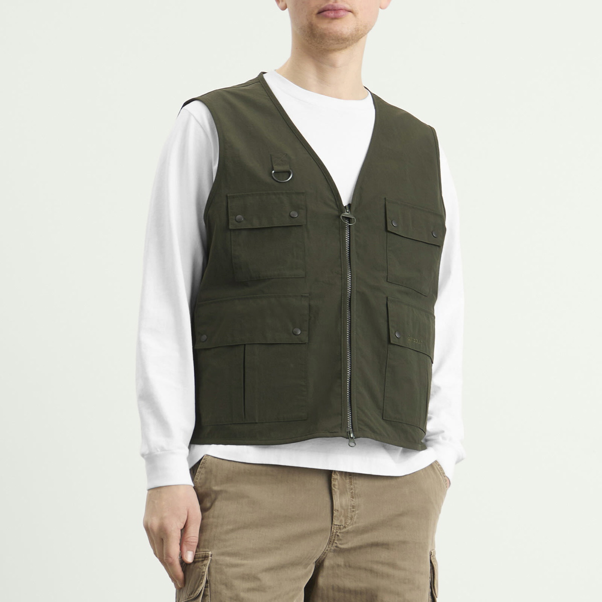 Barbour Men's Fly Fishing Vest in Sage Barbour