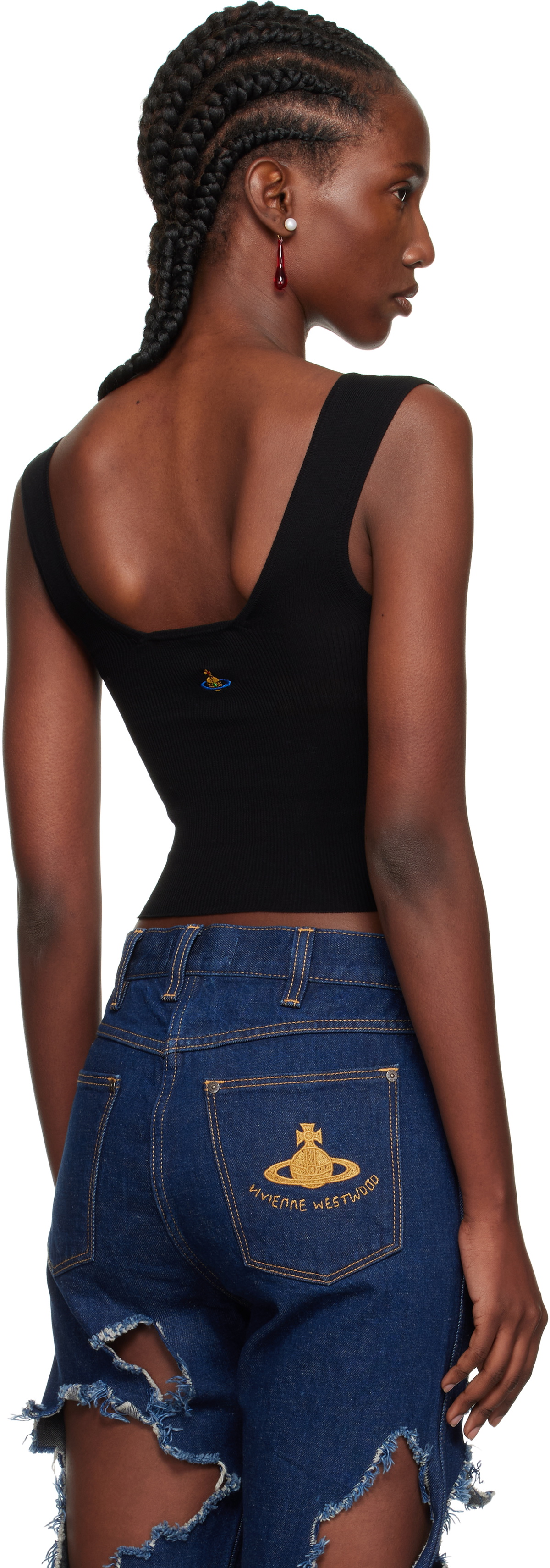 Vivienne Westwood Black Sole Bodice Top Vivienne Westwood
