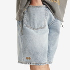 Ksubi Men's Anti K Denim Shorts in Bunker Blue