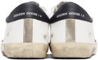 Golden Goose White & Black Suede Super-Star Sneakers