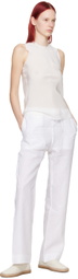 Gabriela Coll Garments White No.198 Trousers